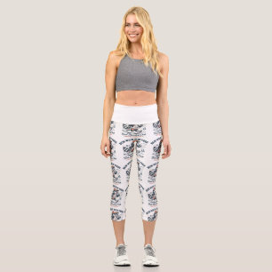Leggings Capri T-Shirt du Club de Trail Running Run Wild Run Free