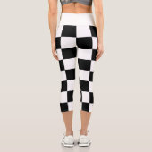 Leggings Capri tableau d'échecs (Verso)