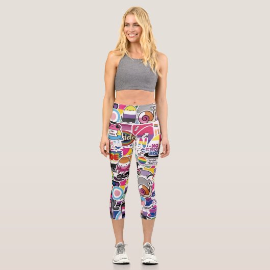 Leggings Capri Taille haute (Recto)