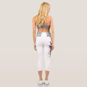 Leggings Capri Taille Haute Papillon (Verso)