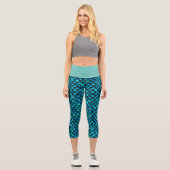 Leggings Capri taille haute sirène (Recto)