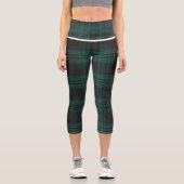 Leggings Capri Tartan Capris haut taille (Recto)