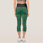 Leggings Capri Tartan Plaid De Chasse Classique De Clan Ross (Verso)