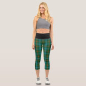 Leggings Capri Tartan Plaid De Chasse Classique De Clan Ross (Recto)