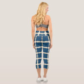 Leggings Capri Tarte aux myrtilles (Verso)