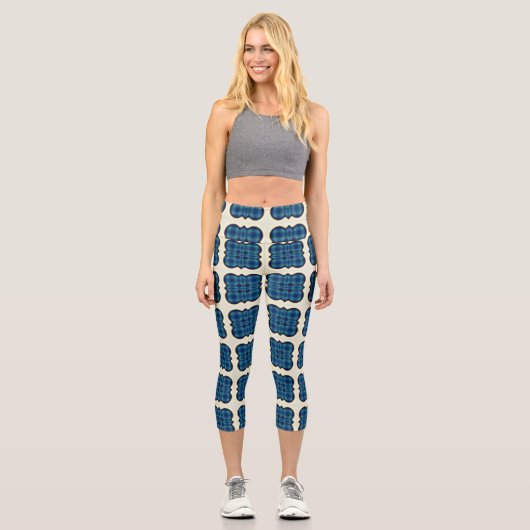 Leggings Capri Tarte aux myrtilles (Recto)