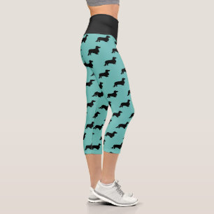 Leggings Capri Teckel Poil Long - Silhouette 1