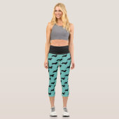 Leggings Capri Teckel Poil Long - Silhouette 1 (Recto)