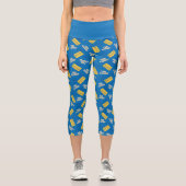 Leggings Capri Ted Lasso | Believe Sign and Ball Toss Pattern (Recto)