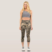 Leggings Capri Teinte sépia qui rend malin (Recto)