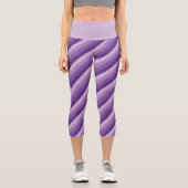 Leggings Capri Teintes mauves Diagonal Grandes Légendes Capri (Recto)