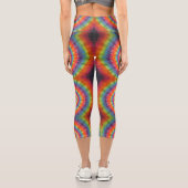 Leggings Capri Teinture à tarte orange (Verso)