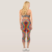 Leggings Capri Teinture à tarte orange (Verso)
