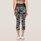 Leggings Capri Tempête du dragon (Verso)