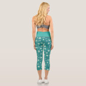 Leggings Capri Temps d'aventure | Motif BMO (Verso)