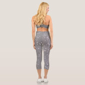 Leggings Capri Terrazzo gris moderne (Verso)