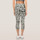 Leggings Capri Terrazzo Vert Moderne (Verso)
