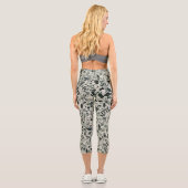 Leggings Capri Terrazzo Vert Moderne (Verso)