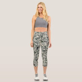 Leggings Capri Terrazzo Vert Moderne (Recto)