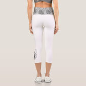 Leggings Capri Tête de Bouledogue Français (Verso)