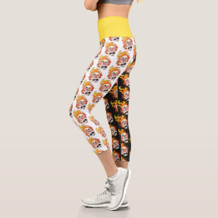 Leggings Capri Tête de feu Scovillelicous haut taille Yoga Capris