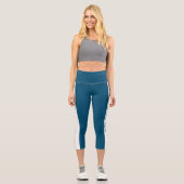 Leggings Capri Texte personnalisé trié (Recto)