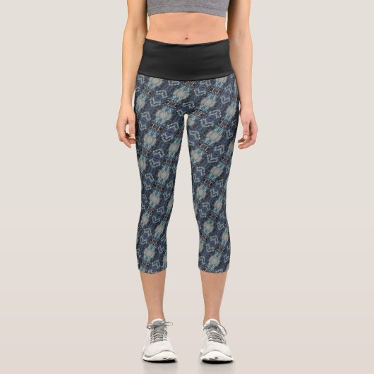 Leggings Capri Textura #11 de la obra Maritimo (Recto)