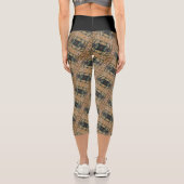 Leggings Capri Textura #1 de obra Amanecer (Verso)