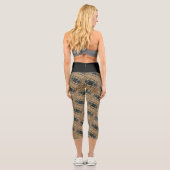 Leggings Capri Textura #1 de obra Amanecer (Verso)