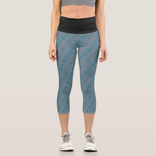 Leggings Capri Textura #46 de obra Amanecer (Recto)