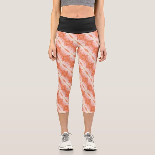 Leggings Capri Textura #8 de la obra El corazón de los... (Recto)