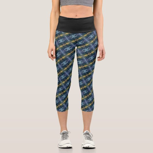 Leggings Capri Textura #8 de la obra Maritimo (Recto)