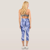 Leggings Capri Texture de tissu 2 (Verso)