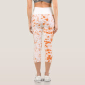 Leggings Capri Texture - Orange (Verso)