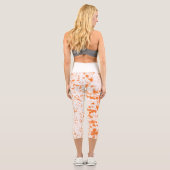 Leggings Capri Texture - Orange (Verso)