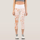 Leggings Capri Texture - Orange (Recto)
