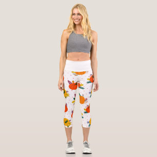 Leggings Capri Thanksgiving Meme Toutes Les Heures, C'Est De La