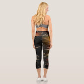 Leggings Capri The Flight of the Phoenix – Fiery Abstract Rebirth (Verso)