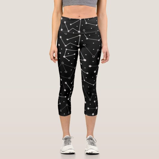Leggings Capri Thème Lune céleste (Recto)