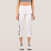 Leggings Capri Thème Moose d'hiver (Recto)