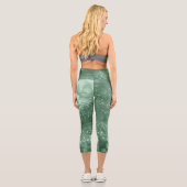 Leggings Capri 🌊💙 Tidal Motion Aigue-Marine (Verso)