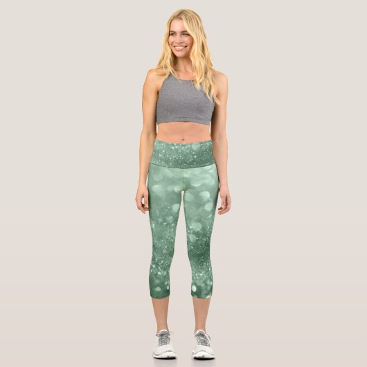 Leggings Capri 🌊💙 Tidal Motion Aigue-Marine (Recto)