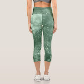 Leggings Capri 🌊💙 Tidal Motion Aquamarine (Verso)