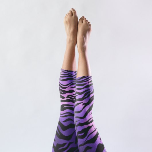 Leggings Capri Tiger Grandes Fourrure animale Métallique