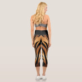 Leggings Capri Tigre de Parties scintillant d'âge (Verso)