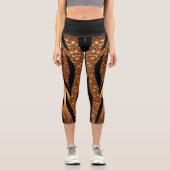 Leggings Capri Tigre de Parties scintillant d'âge (Recto)