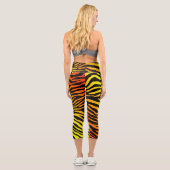 Leggings Capri Tigre en grève (Verso)