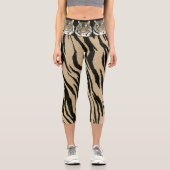 Leggings Capri Tigre majestueux (Recto)