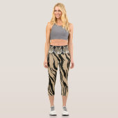 Leggings Capri Tigre majestueux (Recto)
