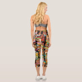 Leggings Capri TIKI Pattern 5 (Verso)